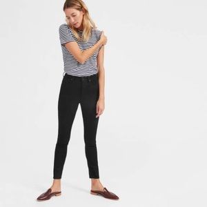 Everlane High-rise Skinny Jean Ankle in Black